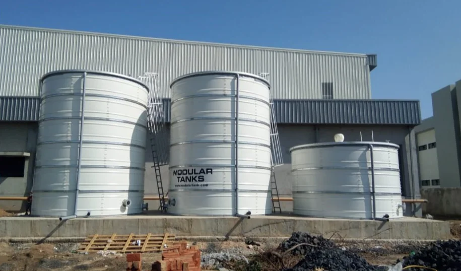 Raw Water RO & Soft Water Tank 10 KL
